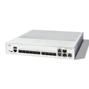 Cisco Catalyst 1300-12XS - Interruptor - L3 - inteligente - 10 x 10 Gigabit SFP+ + 2 x combo 10 Gigabit SFP+/RJ-45 - montável em trilho