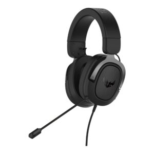 ASUS TUF Gaming H3 - Auscultadores - tamanho completo - com cabo - macaco de 3,5 mm - metal de revólver