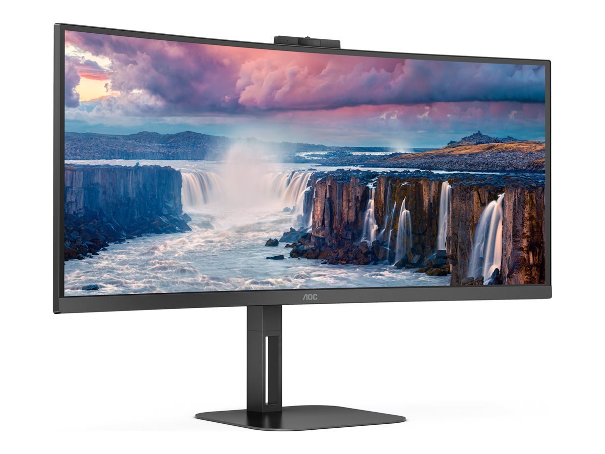 AOC Value-line CU34V5CW/BK - V5 series - monitor LED - curvo - 34" - Image 3