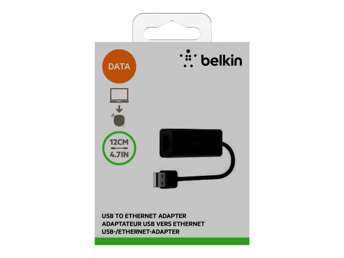 Belkin USB 2.0 Ethernet Adapter - Adaptador de rede - USB 2.0 - 10/100 Ethernet - Image 2
