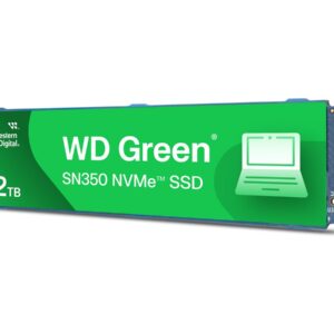 WD Green SN350 NVMe SSD WDS200T3G0C-00AZL0 - SSD - 2 TB - interna - M.2 2280 - PCIe 3.0 x4 (NVMe)