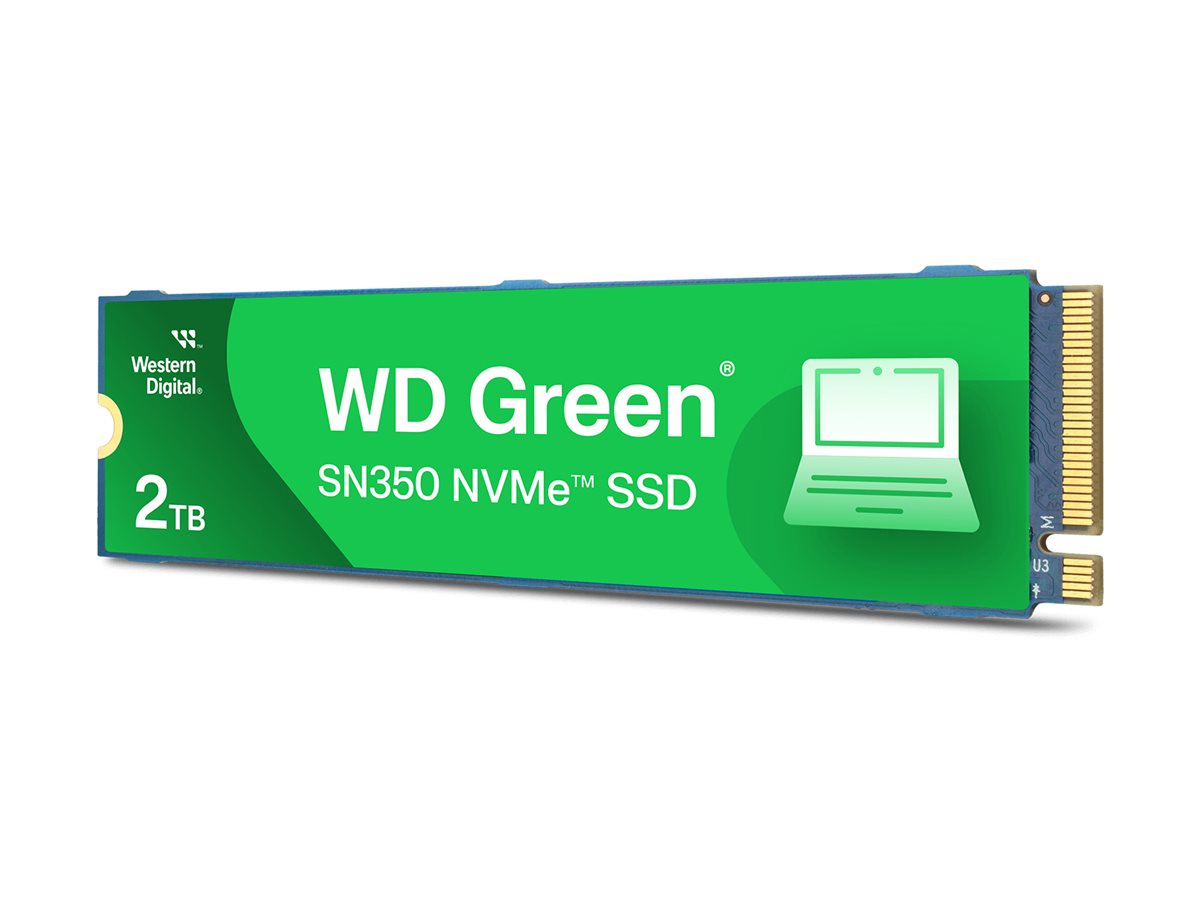 WD Green SN350 NVMe SSD WDS200T3G0C-00AZL0 - SSD - 2 TB - interna - M.2 2280 - PCIe 3.0 x4 (NVMe)