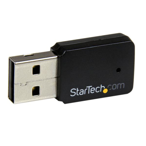 StarTech.com USB 2.0 AC600 Mini Dual Band Wireless-AC Network Adapter - 1T1R 802.11ac WiFi Adapter - 2.4GHz / 5GHz USB Wireless (USB433WACDB) - Adaptador de rede - USB 2.0 - Wi-Fi 5 - preto - Image 3