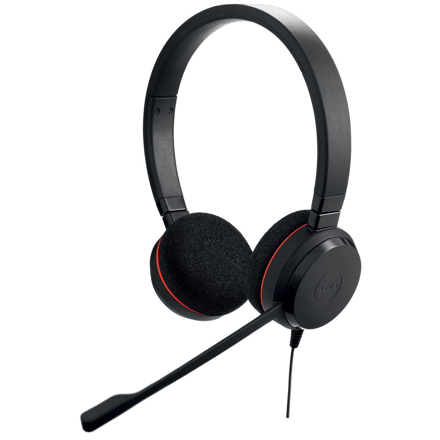 Jabra Evolve 20 MS stereo - Auscultadores - no ouvido - com cabo - USB - Certificado para Skype for Business