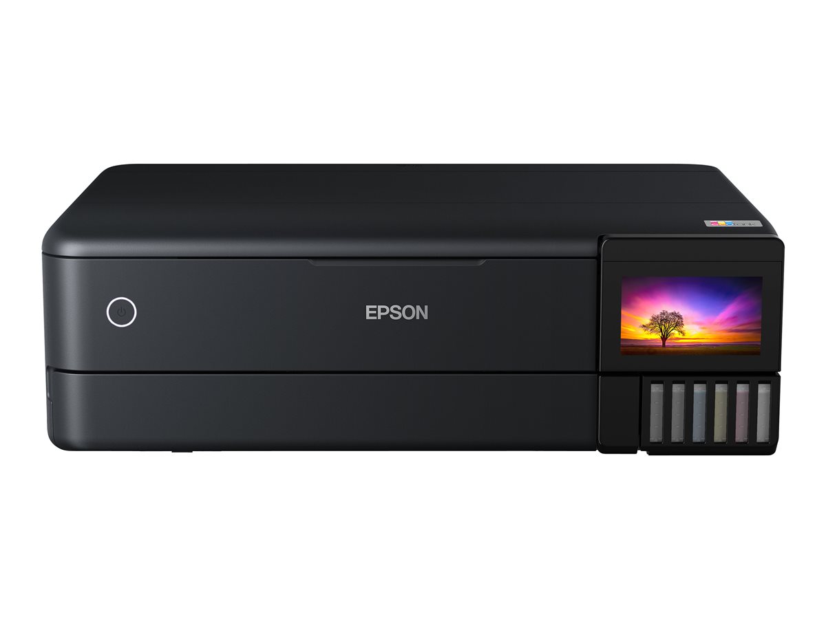 Epson EcoTank ET-8550 - Impressora multi-funções - a cores - jacto de tinta - recarregável - A3 (media) - até 16 ppm (impressão) - USB, LAN, Wi-Fi(ac), host USB - preto - Image 2