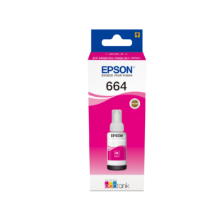 Epson T6643 - 70 ml - magenta - original - recarga de tinta - para EcoTank ET-14000, ET-16500, ET-2500, ET-2550, ET-2600, ET-2650, ET-3600, ET-4500, ET-4550