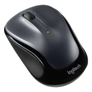 Logitech M325s - rato - 2.4 GHz - cinza escuro