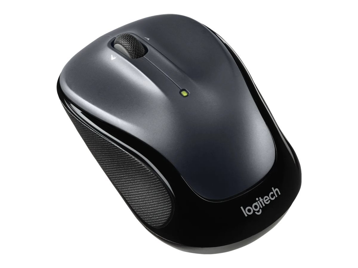 Logitech M325s - rato - 2.4 GHz - cinza escuro