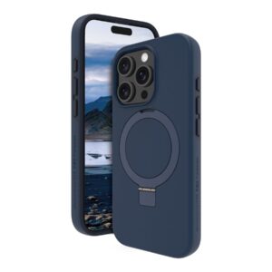 dbramante1928 Iceland Ultra - Tampa posterior para telemóvel - com suporte - compatibilidade MagSafe - D3O, plástico - azul - para Apple iPhone 16 Pro Max