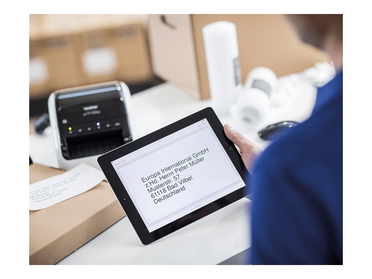 Brother QL-1110NWBc - impressora de etiquetas - P/B - térmico direto