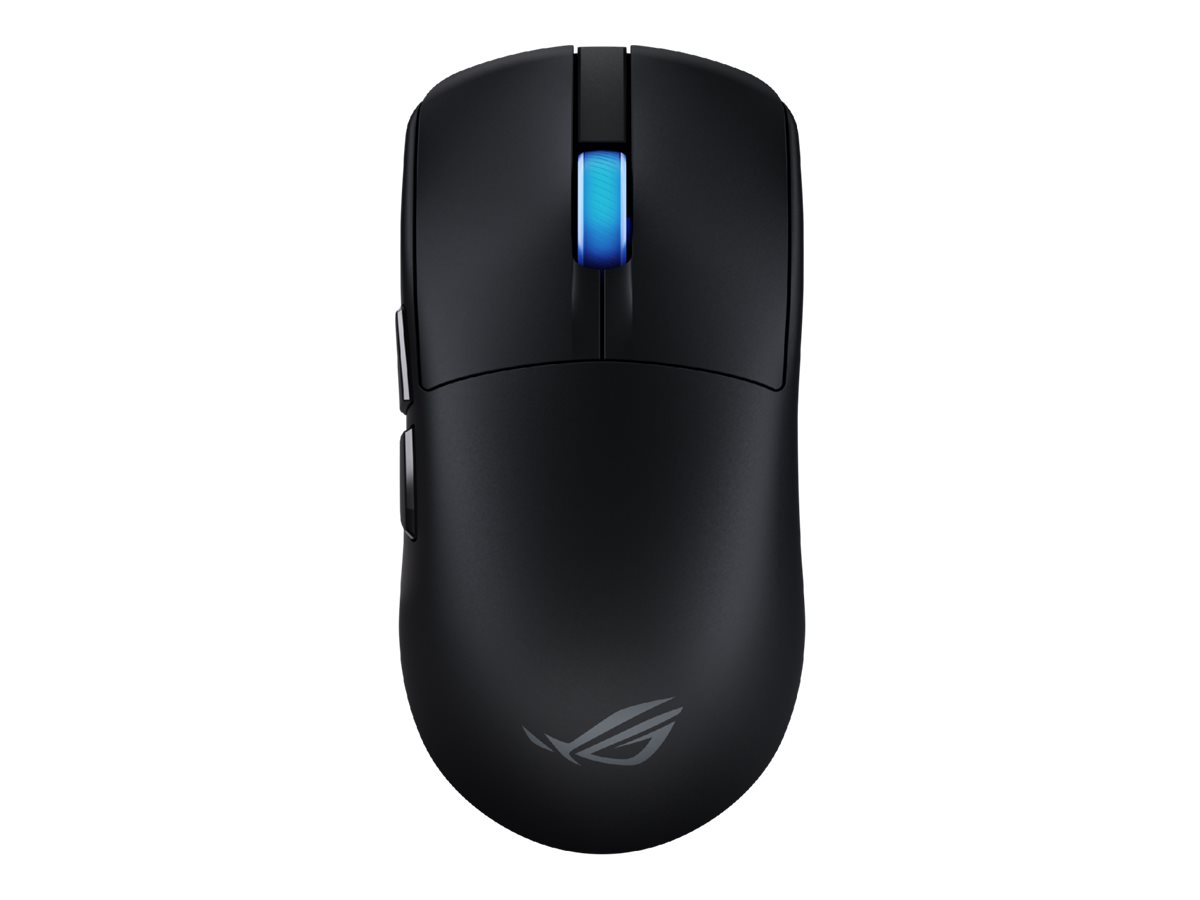 ASUS ROG Harpe II Ace - Rato - para direita - óptico - 6 botões - sem fios, com cabo - USB 2.0, 2.4 GHz, Bluetooth 5.1 - receptor sem fio USB - preto