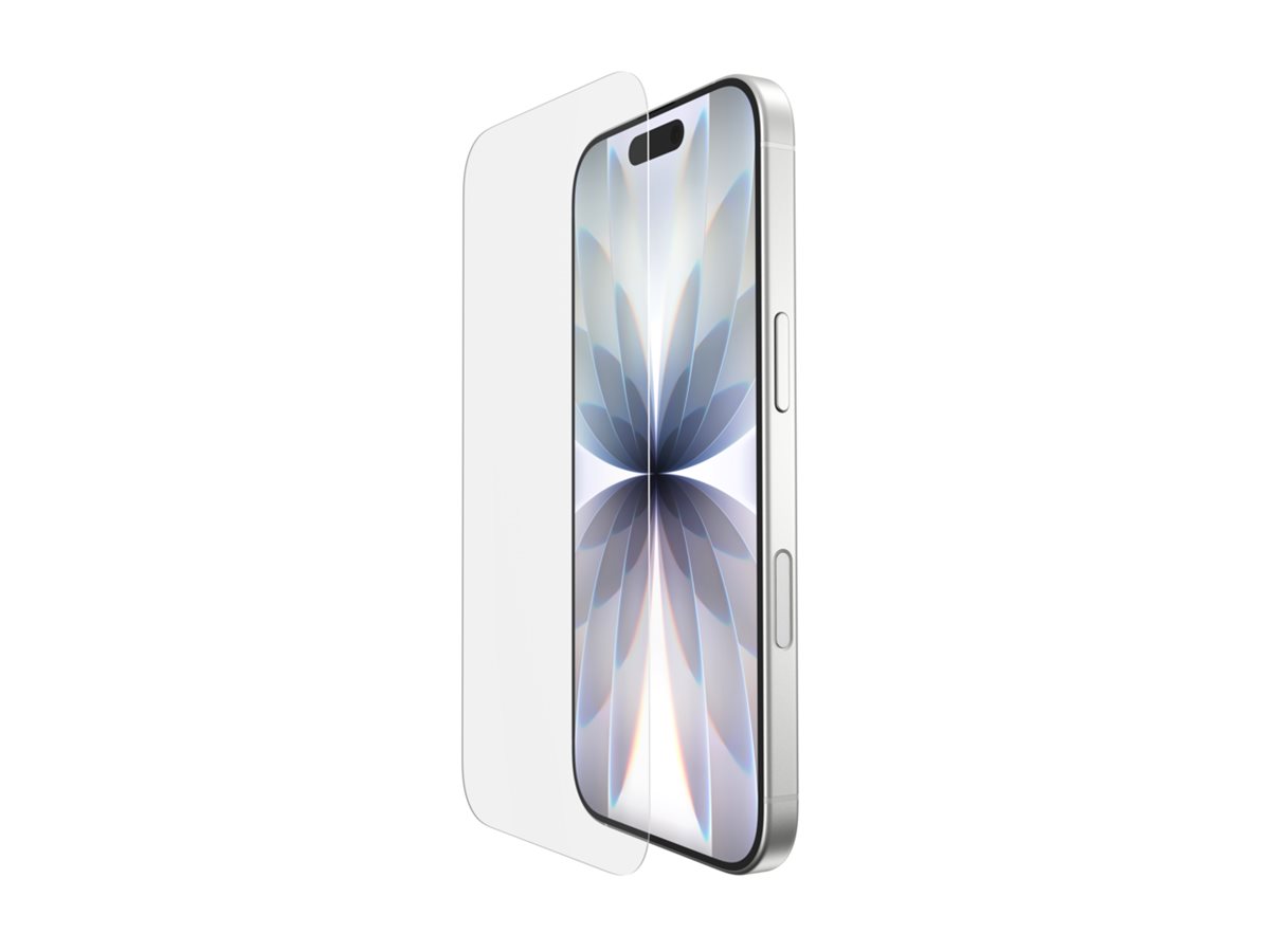 Belkin ScreenForce InvisiGlass - Protector de ecrã para telemóvel - tratado - vidro - para Apple iPhone 16 Pro