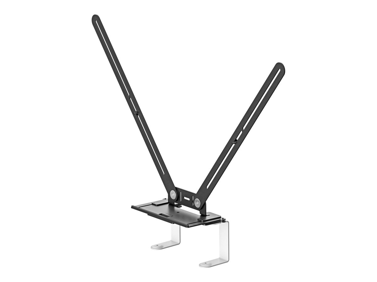 Logitech TV Mount For Video Bars - Montagem de câmera - montável debaixo do monitor, montável acima do monitor - para Logitech Rally Bar All-In-One Video Bar for Midsize Rooms, Room Solution Large