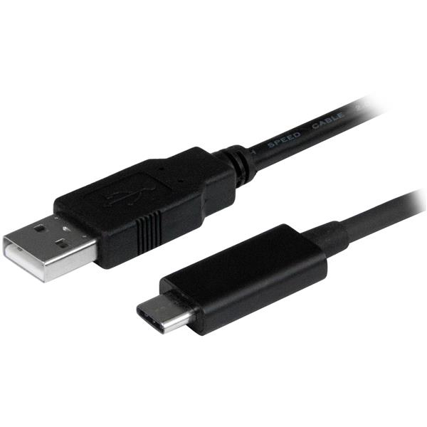 StarTech.com USB C to USB Cable - 3 ft / 1m - USB A to C - USB 2.0 Cable - USB Adapter Cable - USB Type C - USB-C Cable (USB2AC1M) - Cabo USB - USB-C (M) para USB (M) - USB 2.0 - 1 m - preto - para P/N: HB30C1A1CPD, HB30C3A1CFBW, HB30C3AGEPD, HB30C3A
