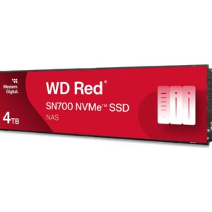 WD Red SN700 WDS400T1R0C-68BDK0 - SSD - 4 TB - interna - M.2 2280 - PCIe 3.0 x4 (NVMe)