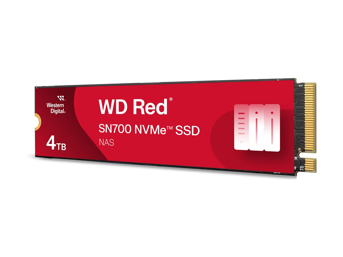 WD Red SN700 WDS400T1R0C-68BDK0 - SSD - 4 TB - interna - M.2 2280 - PCIe 3.0 x4 (NVMe)