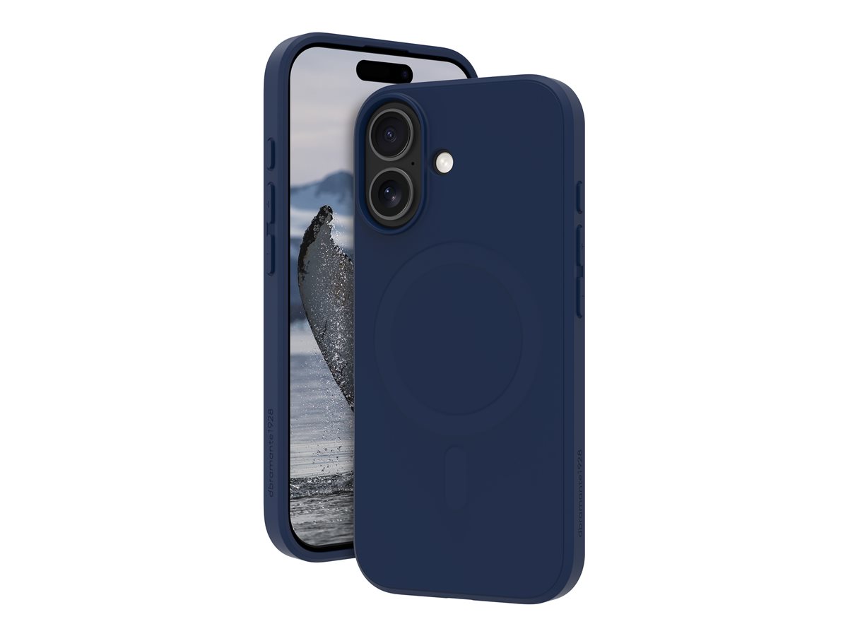 dbramante1928 Greenland Pro - Tampa posterior para telemóvel - compatibilidade MagSafe - plástico - azul pacífico - para Apple iPhone 17