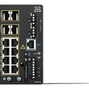 Cisco Catalyst IE3100 Rugged Series - Network Essentials - interruptor - Administrado - 8 x 10/100/1000 + 4 x Gigabit SFP (ligação ascendente) - montável em trilho DIN