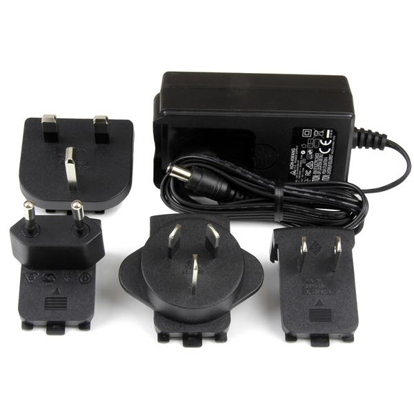 StarTech.com Universal Replacement Power Adapter - DC 5 Volts, 3 Amps Power Adapter (SVA5M3NEUA) - Adaptador de alimentação - AC 100-240 V - para P/N: HD2VID2, ST121HD20FXA, ST121HD20L, ST121WHDLR, USB2G4LEXT2NA, VID2HDCON2, VID2VGATV3