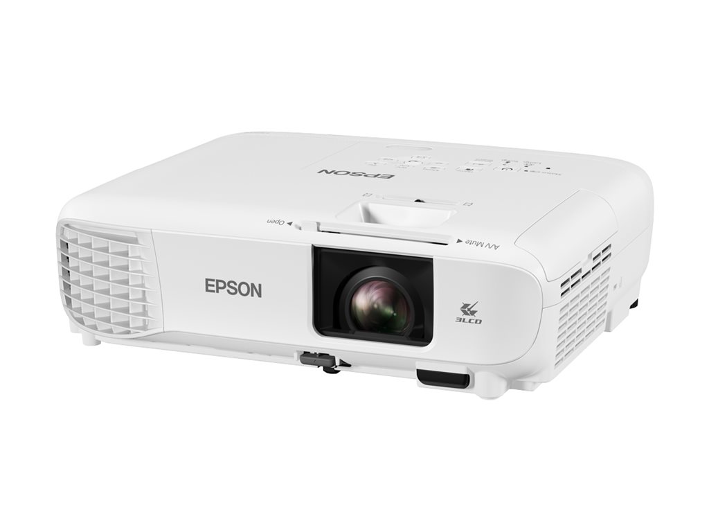 Epson EB-E24 - 3 projetores LCD - portátil - 3600 lumens - XGA (1024 x 768) - 4:3 - branco