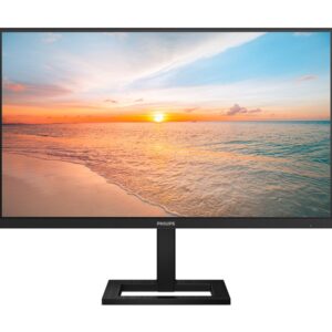 Philips 27E1N1800AE - 1000 Series - monitor LED - 27" - 3840 x 2160 4K @ 60 Hz - IPS - 350 cd/m² - 1000:1 - HDR10 - 4 ms - 2xHDMI, DisplayPort - altifalantes - preto