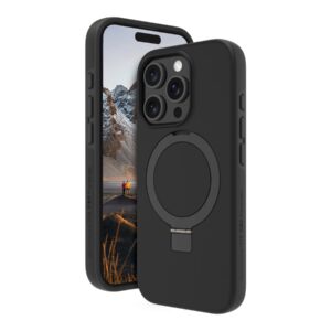 dbramante1928 Iceland Ultra - Tampa posterior para telemóvel - suporte de pé - compatibilidade MagSafe - D3O, plástico - preto - para Apple iPhone 16 Pro