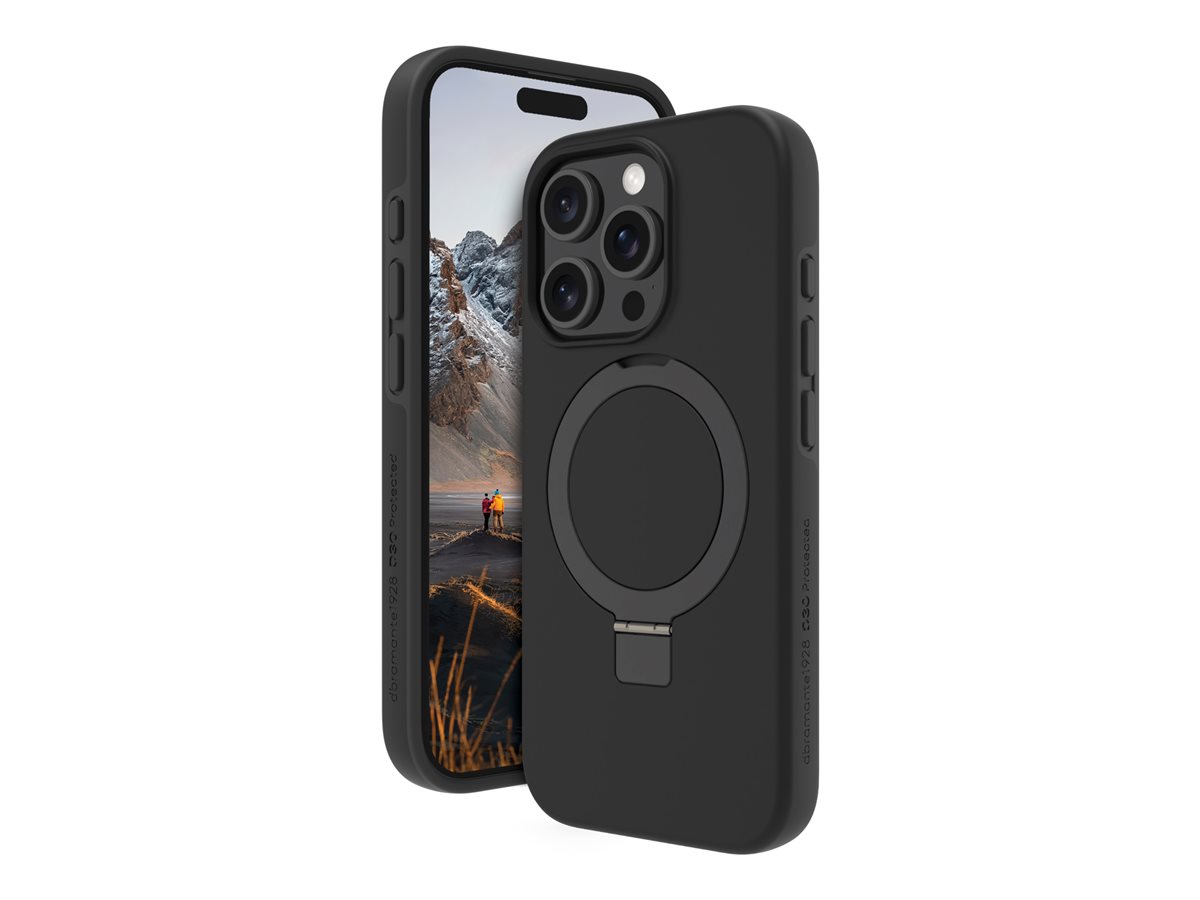 dbramante1928 Iceland Ultra - Tampa posterior para telemóvel - suporte de pé - compatibilidade MagSafe - D3O, plástico - preto - para Apple iPhone 16 Pro