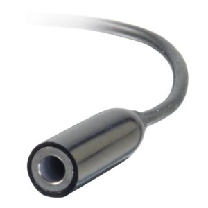 C2G USB C to 3.5mm Audio Adapter - USB C to AUX Cable - USB C to Headphone Jack - Adaptador USB-C para jack de auscultadores - USB-C macho para mini-phone stereo 3.5 mm fêmea - 15.2 cm