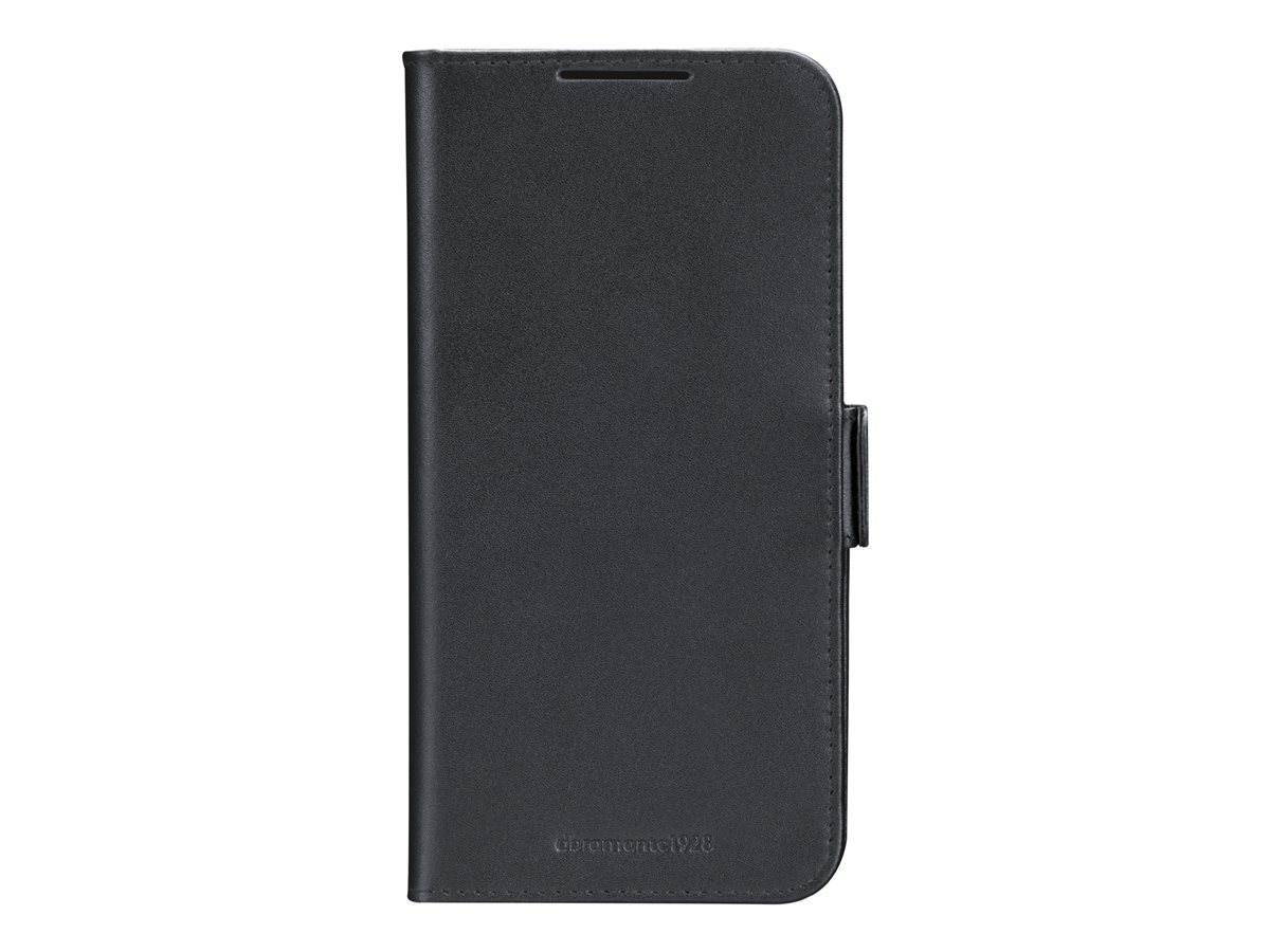 dbramante1928 Copenhagen - Capa flip cover para telemóvel - couro com granulação plena - preto - para Samsung Galaxy S25+