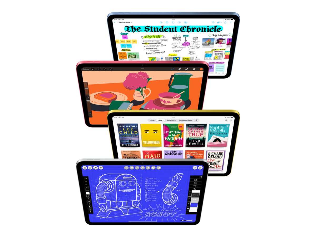 Apple iPad A16 Wi-Fi - Tablet - 128 GB - 11" IPS (2360 x 1640) - rosa - Image 2