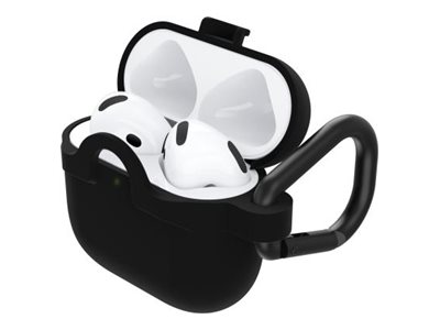 OtterBox - Capa da caixa para estojo de carregamento de auriculares sem fios - cristal preto - para Apple AirPods 4