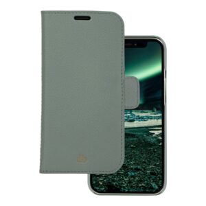 dbramante1928 New York - Capa flip cover para telemóvel - detachable magnetic back-cover - couro Saffiano - green bay - para Apple iPhone 13 Pro
