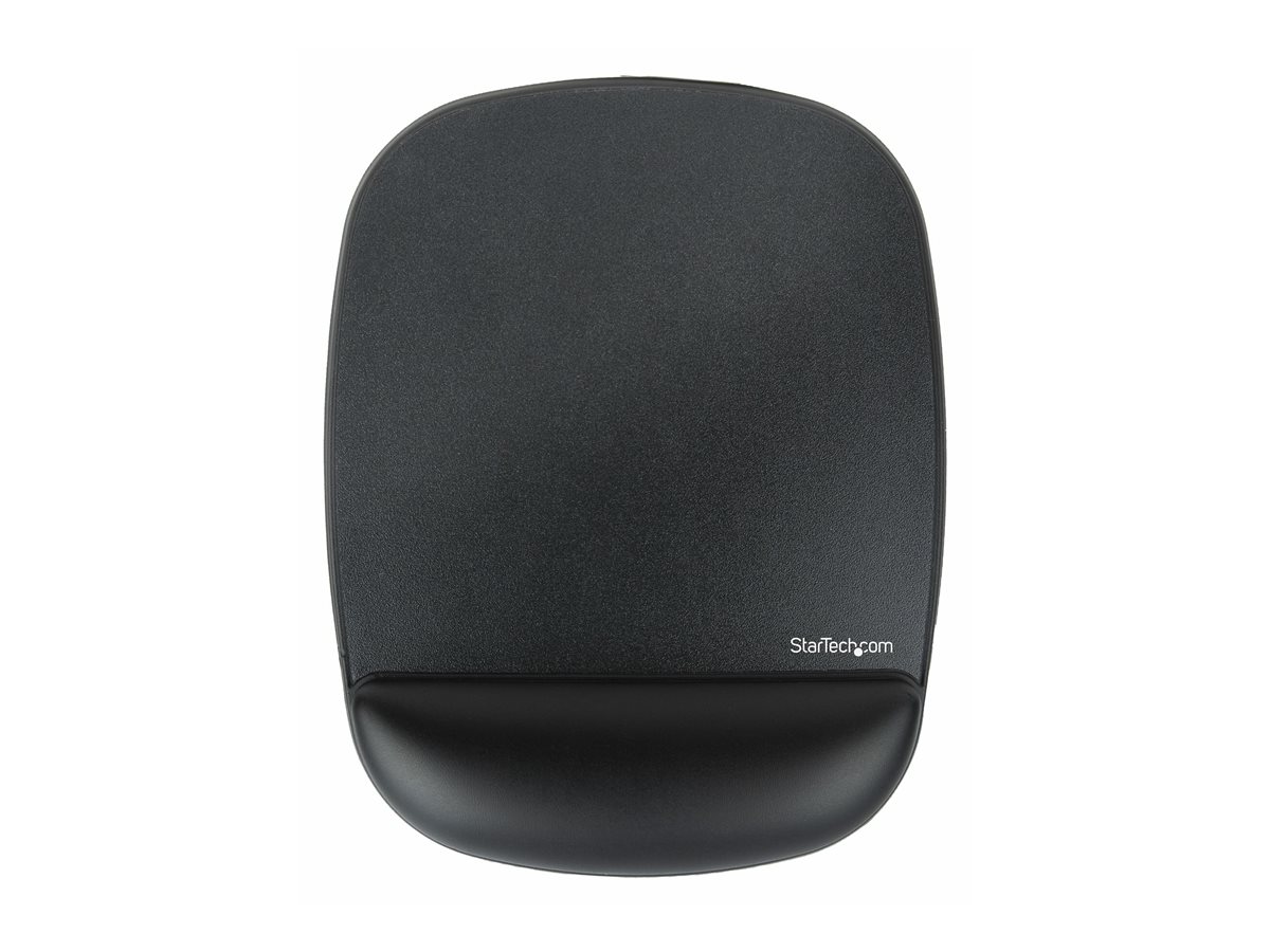 StarTech.com Mouse Pad with Hand rest, 6.7x7.1x 0.8 in (17x18x2cm), Ergonomic Mouse Pad with Wrist Support, Desk Wrist Pad w/ Non-Slip PU Base for Office/Home/Computer/Laptop - Cushioned Gel Mouse Pad w/ Palm Rest - Tapete de rato com apoio para puls
