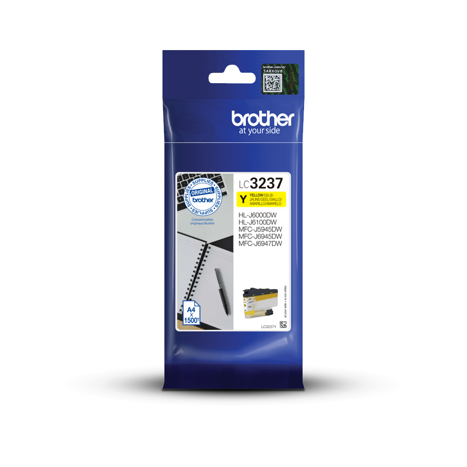 Brother LC3237Y - Amarelo - original - tinteiro - para Brother HL-J6000DW, HL-J6100DW, MFC-J6947DW