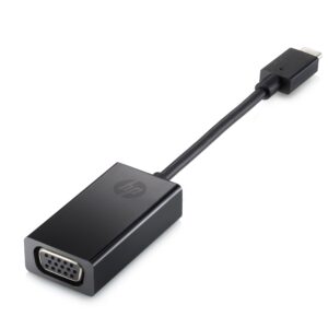 HP - Adaptador de vídeo externo - USB-C - D-Sub - preto
