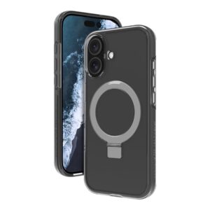 dbramante1928 Iceland Ultra - Tampa posterior para telemóvel - suporte de pé - compatibilidade MagSafe - D3O, plástico - claro - para Apple iPhone 17