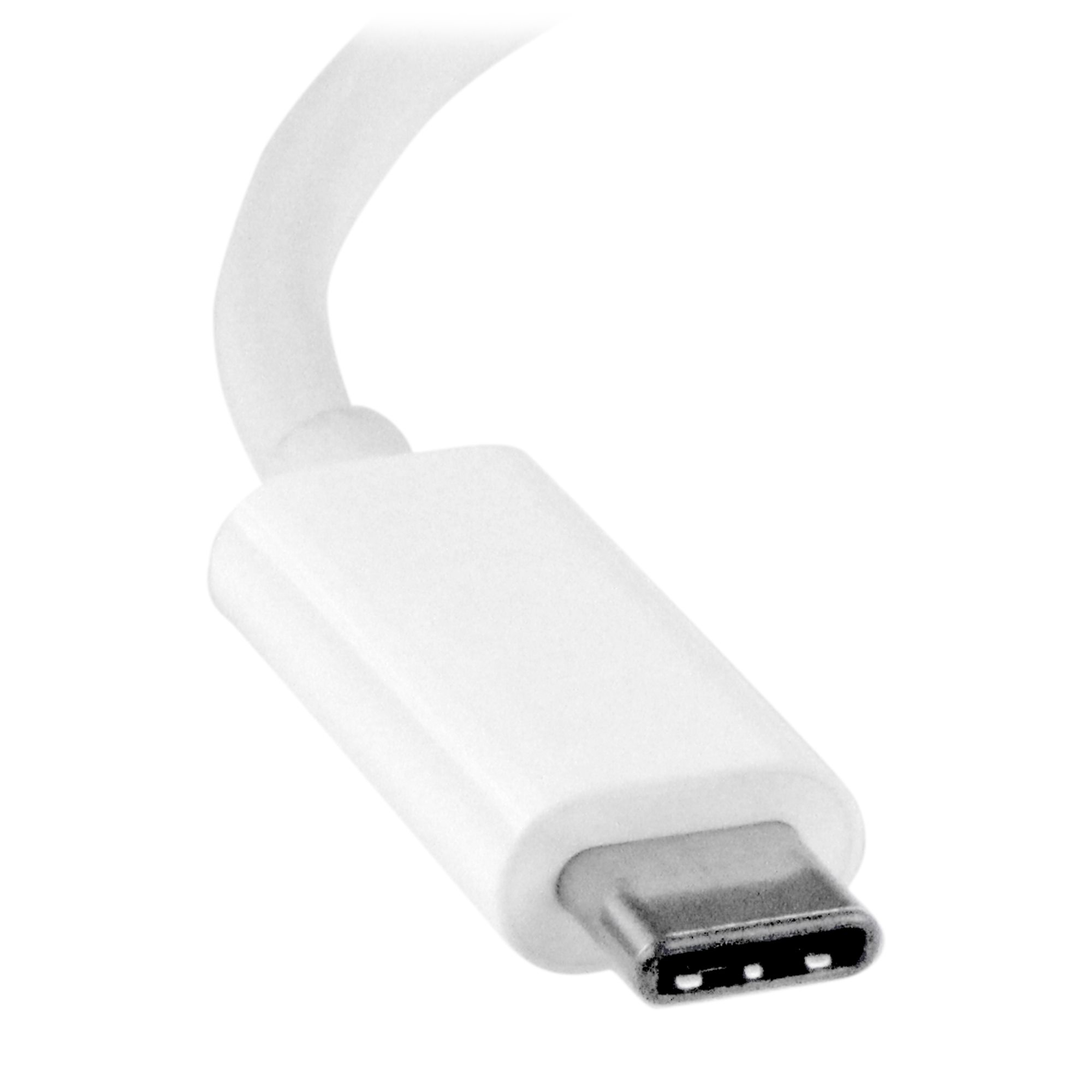 StarTech.com USB C to DVI Adapter - White - 1920x1200 - Image 3