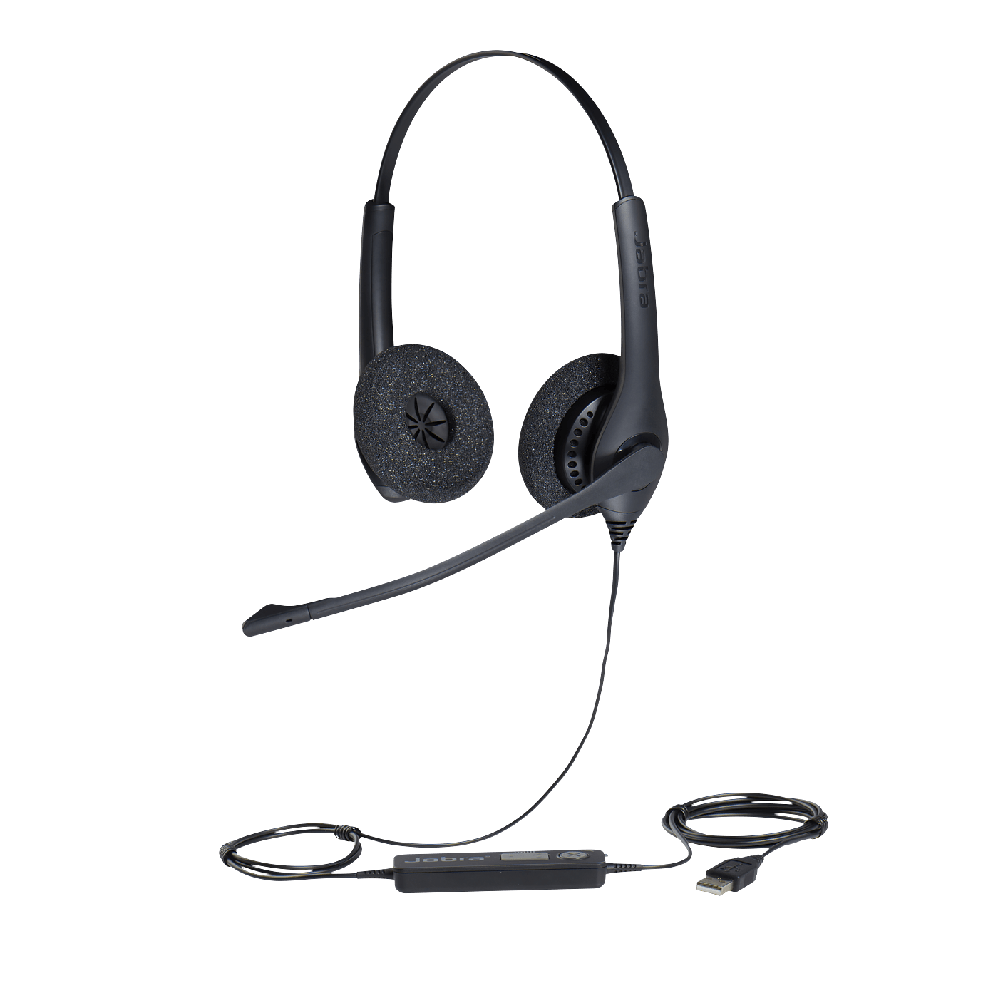 Jabra BIZ 1500 Duo - Auscultadores - no ouvido - com cabo - USB