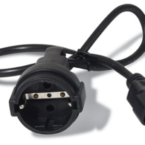 APC - Cabo de alimentação - power CEE 7/7 (F) para IEC 60320 C14 - 10 A - 61 cm - preto - para P/N: SCL500RMI1U, SCL500RMI1UC, SCL500RMI1UNC, SMTL1500RMI3UC, SMTL750RMI2UC