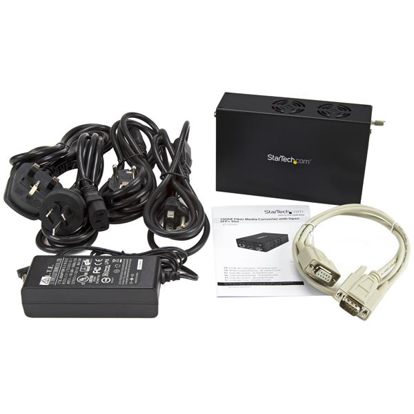 StarTech.com 10 Gigabit Ethernet Copper-to-Fiber Media Converter - Open SFP+ - Managed - 10G Ethernet Media Converter (ET10GSFP) - Conversor de media de fibra - 10GbE - 10GBase-LR, 10GBase-ER, 10GBase-SR, 10GBase-LW, 100Base-TX, 1000Base-T, 10GBase-E - Image 6