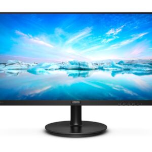 Philips V-line 221V8 - Monitor LED - 22" (21.5" visível) - 1920 x 1080 Full HD (1080p) @ 75 Hz - VA - 200 cd/m² - 4000:1 - 4 ms - HDMI, VGA - preto texturizado