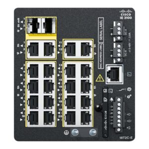 Cisco Catalyst IE3100 Rugged Series - Network Essentials - interruptor - Administrado - 18 x 10/100/1000 + 2 x Gigabit combinado - montável em trilho DIN