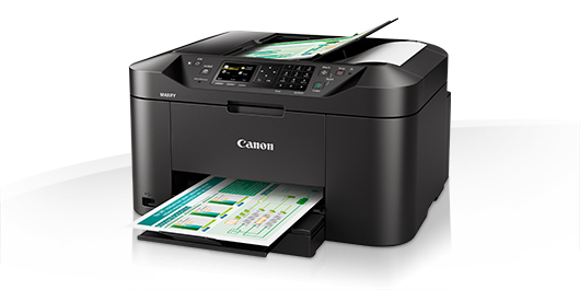 Canon MAXIFY MB2150 - Impressora multi-funções - a cores - jacto de tinta - A4 (210 x 297 mm), Legal (216 x 356 mm) (original) - A4/Legal (media) - até 18 ppm (cópia) - até 19 ipm (impressão) - 250 folhas - 33.6 Kbps - Wi-Fi(n), host USB, USB 2.0 - Image 3