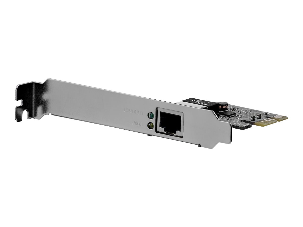 StarTech.com 1 Port PCIe Gigabit Network Server Adapter NIC Card - Dual Profile - Gigabit Desktop Adapter REV E Intel 6 Chip support (ST1000SPEX2) - Adaptador de rede - PCI Express x1 baixo perfil - Gigabit Ethernet - para P/N: ET91000SM10, ET91000SM - Image 2