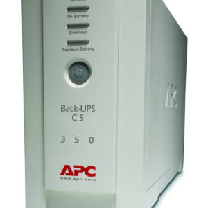 APC Back-UPS CS 350 - UPS - AC 230 V - 210 Watt - 350 VA - RS-232, USB - conectores de saída: 4 - bege
