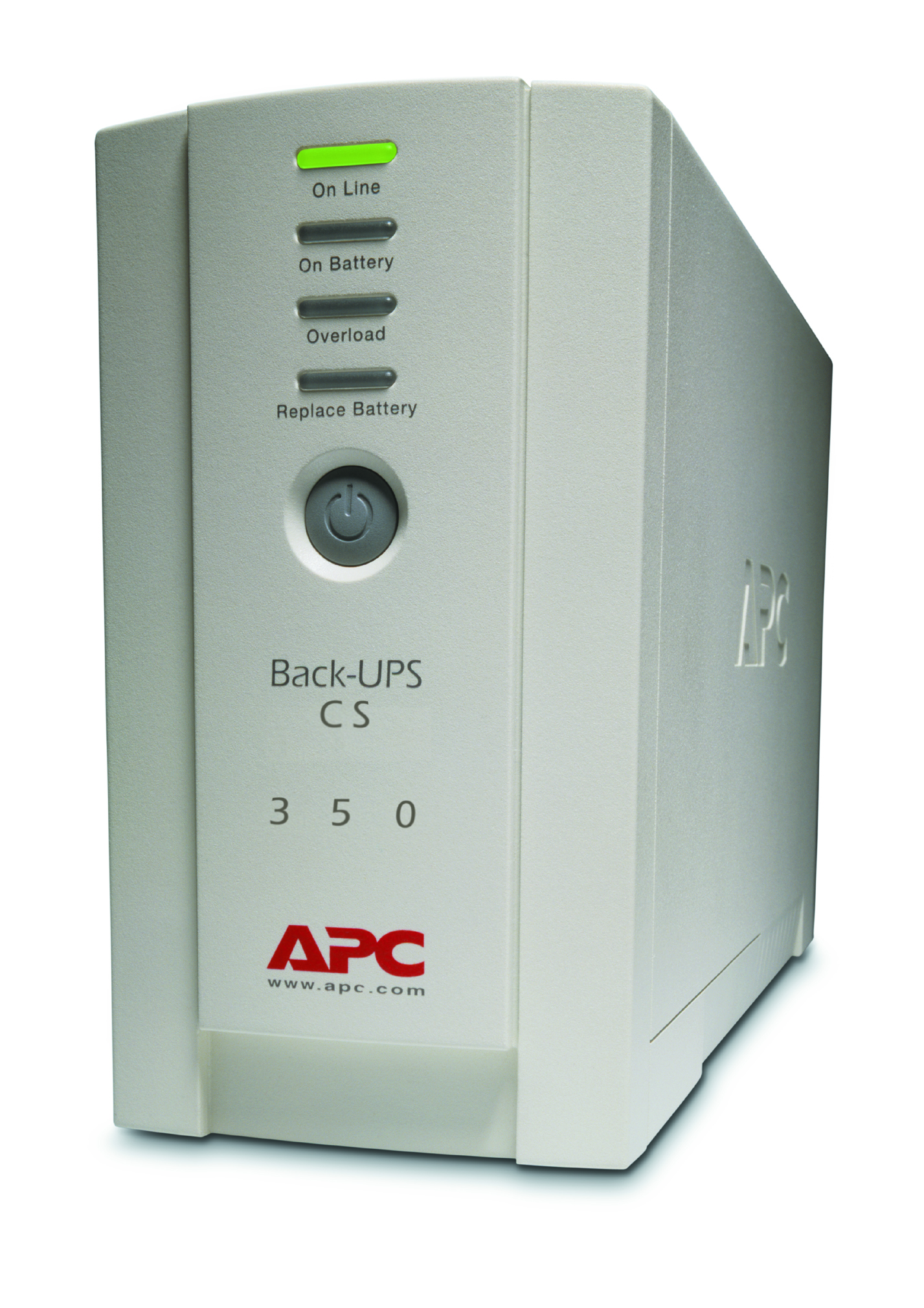 APC Back-UPS CS 350 - UPS - AC 230 V - 210 Watt - 350 VA - RS-232, USB - conectores de saída: 4 - bege