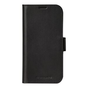 dbramante1928 Copenhagen - Capa flip cover para telemóvel - couro com granulação plena - preto - para Apple iPhone 16 Pro