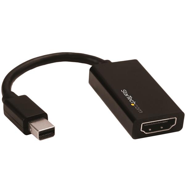 StarTech.com Mini DisplayPort to HDMI Adapter - 4K mDP to HDMI Converter - UHD 4K 60Hz (MDP2HD4K60S) - Conversor de vídeo - DisplayPort - HDMI