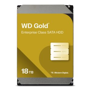 WD Gold WD181KRYZ - Disco rígido - 18 TB - interna - 3.5" - SATA 6Gb/s - 7200 rpm - buffer: 512 MB