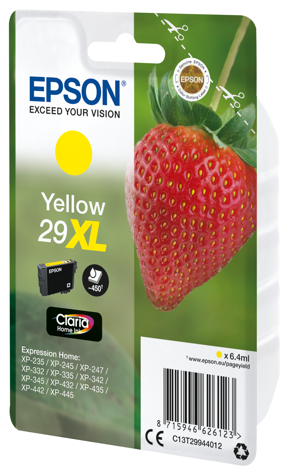 Epson 29XL - 6.4 ml - XL - amarelo - original - blister - tinteiro - Image 2